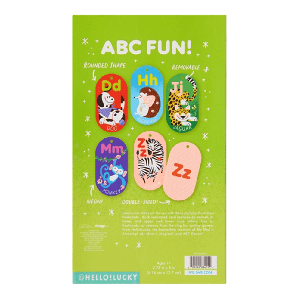 Amazing Animal ABC Flash Cards, Shop Sweet Lulu