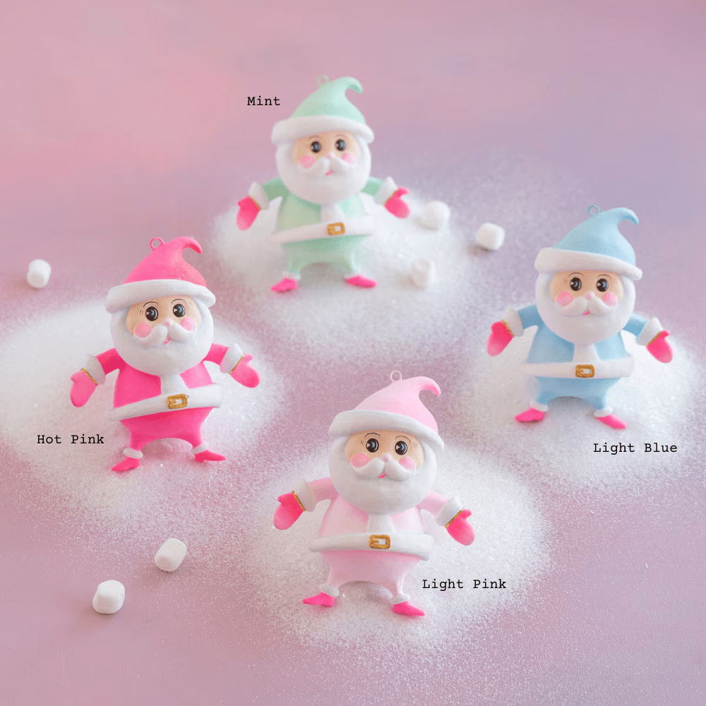 Rainbow Baby Papa Noel Ornament - 4 Color Options, Shop Sweet Lulu
