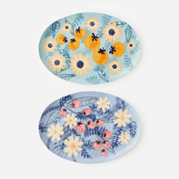 Berries & Florals, Oval Platter - 2 Style Options, Shop Sweet Lulu