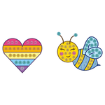 Big Dotz® - Heart & Bee Pack, Shop Sweet Lulu