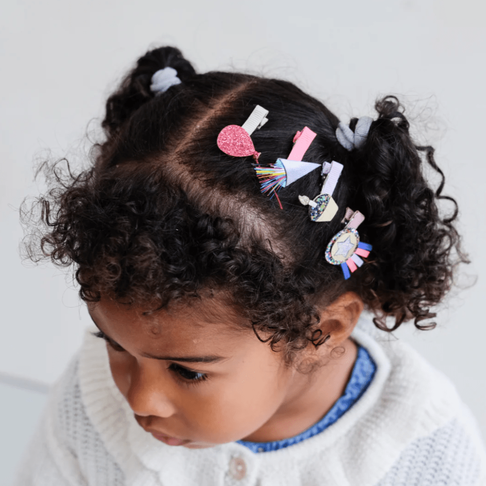 Birthday Theme Mini Hair Clips, Shop Sweet Lulu