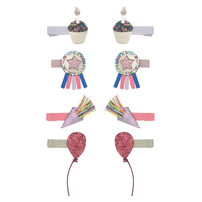 Birthday Theme Mini Hair Clips, Shop Sweet Lulu