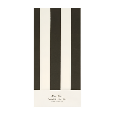 Meri Meri Black Striped Tablecloth, Shop Sweet Lulu