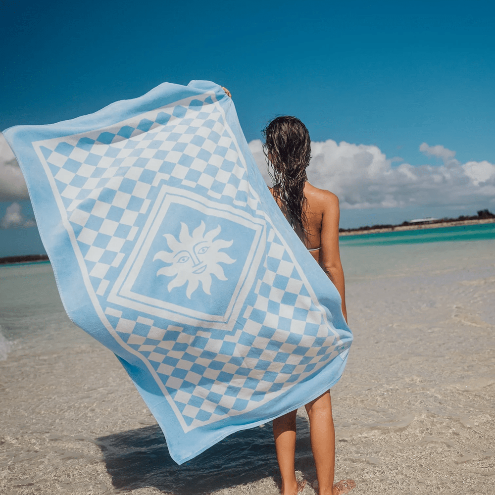 Blue Sol Beach Towel, Shop Sweet Lulu