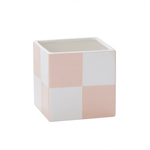 Blushed Urban Square Pot, Checkered - 2 Size Options, Shop Sweet Lulu