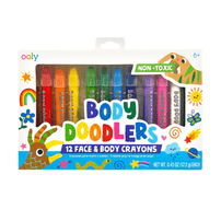 Body Doodlers Face & Body Crayons - Set of 12 Colors, Shop Sweet Lulu