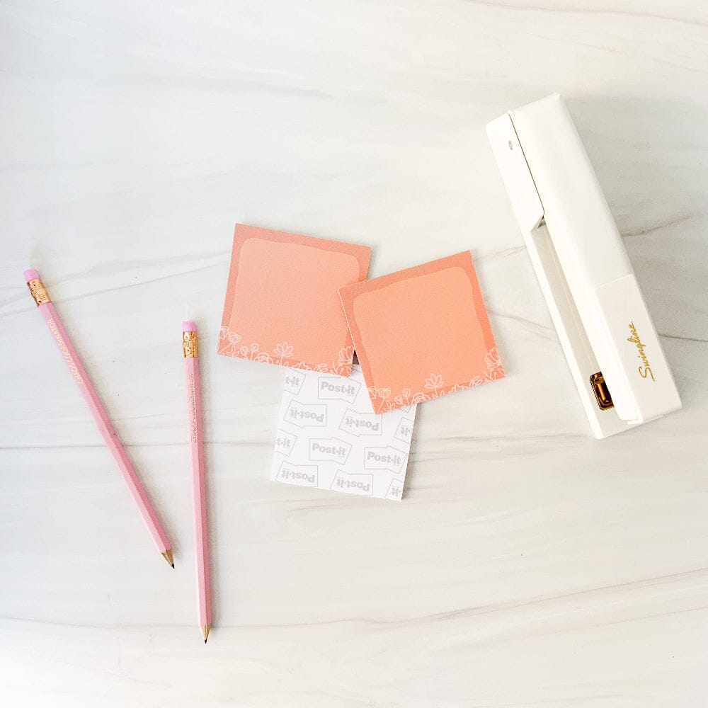 Boho Floral Post-it Notepad, Shop Sweet Lulu