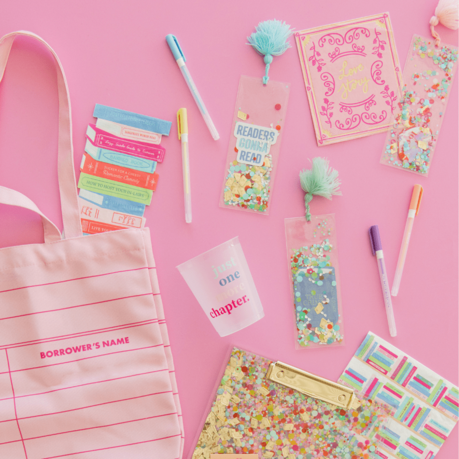 Book Club Read Banned Books Confetti Bookmark, Shop Sweet Lulu