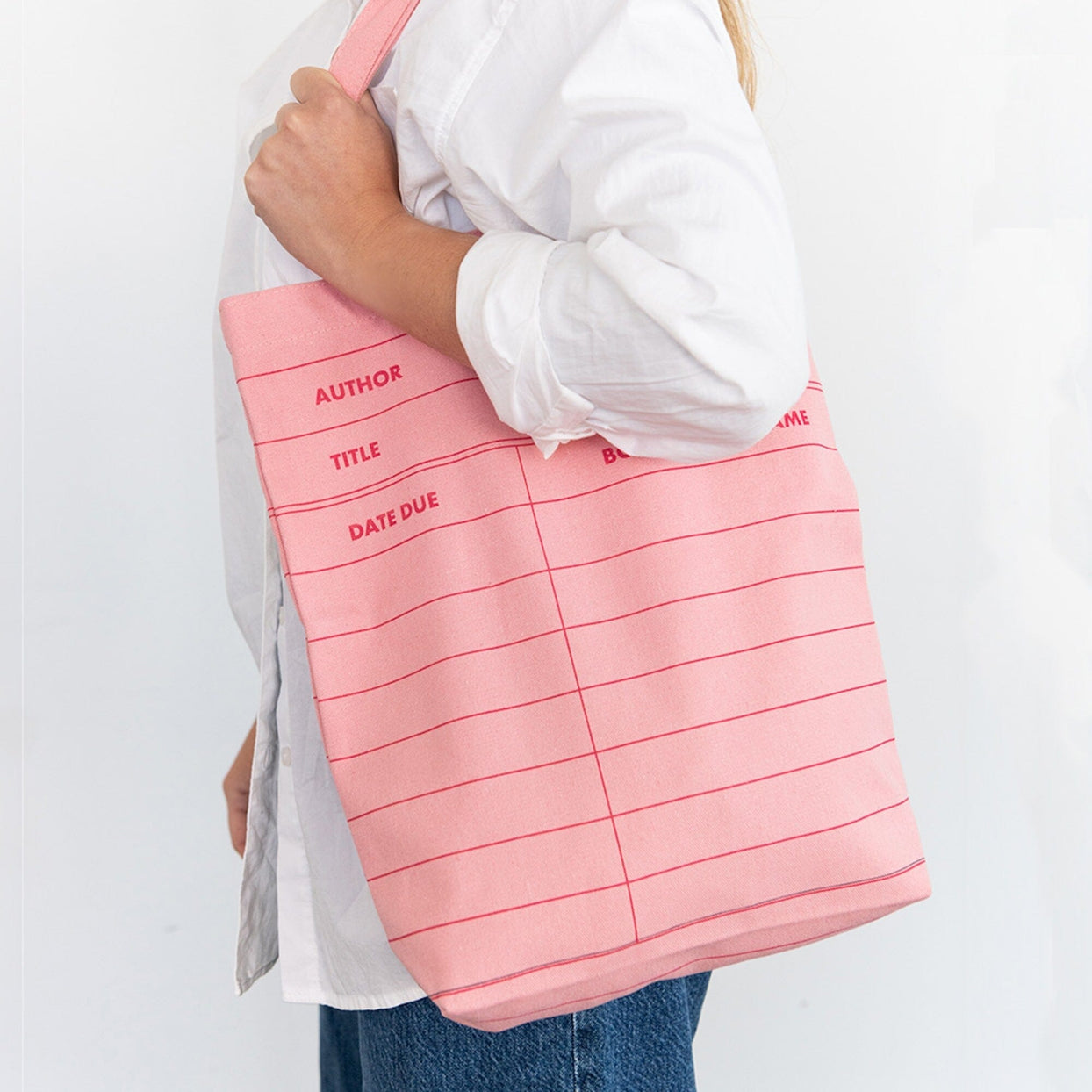 Book Club Library Card Tote Bag, Shop Sweet Lulu
