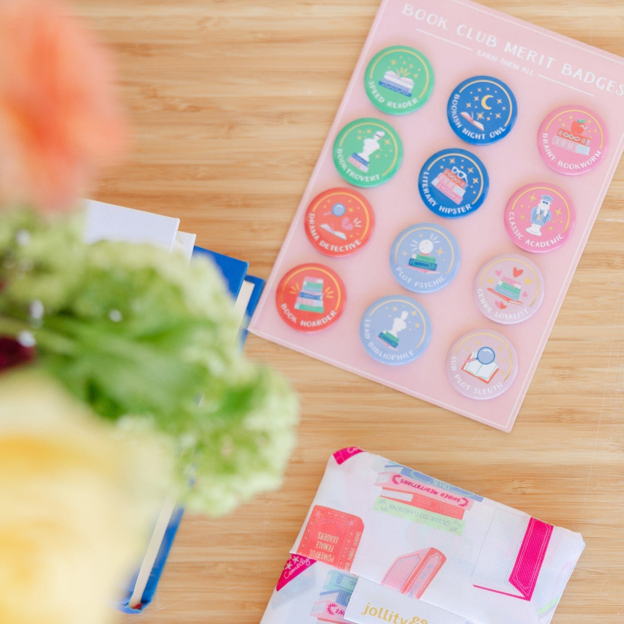 Book Club Merit Badges, Shop Sweet Lulu