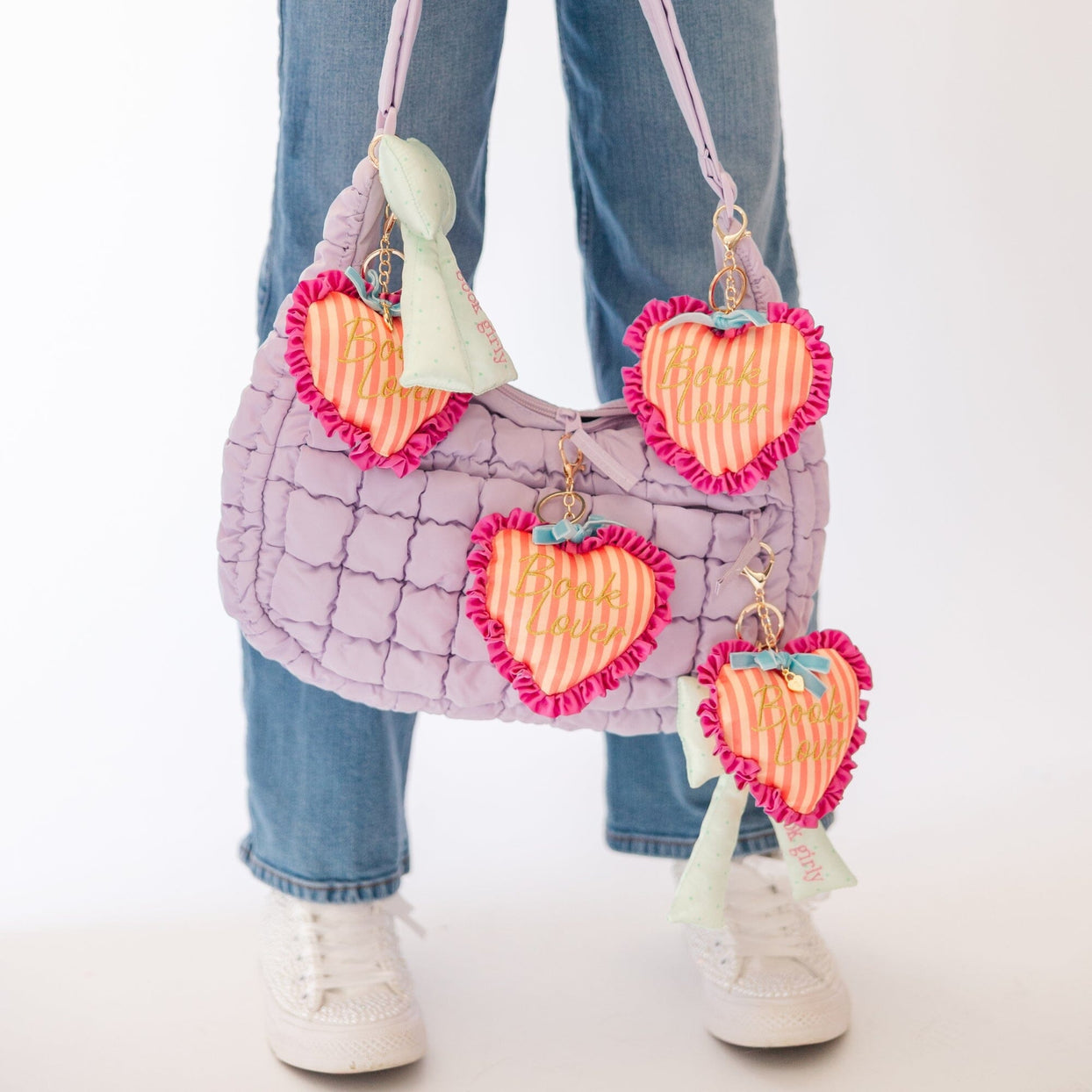 Book Lover Heart Bag Charm, Shop Sweet Lulu