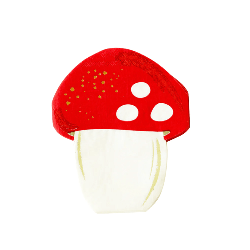 Botanical Mushroom Shaped Napkins, Shop Sweet Lulu