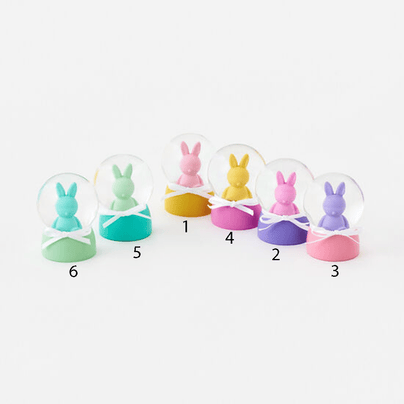 Bunny Waterglobe - 6 Color Options, Shop Sweet Lulu