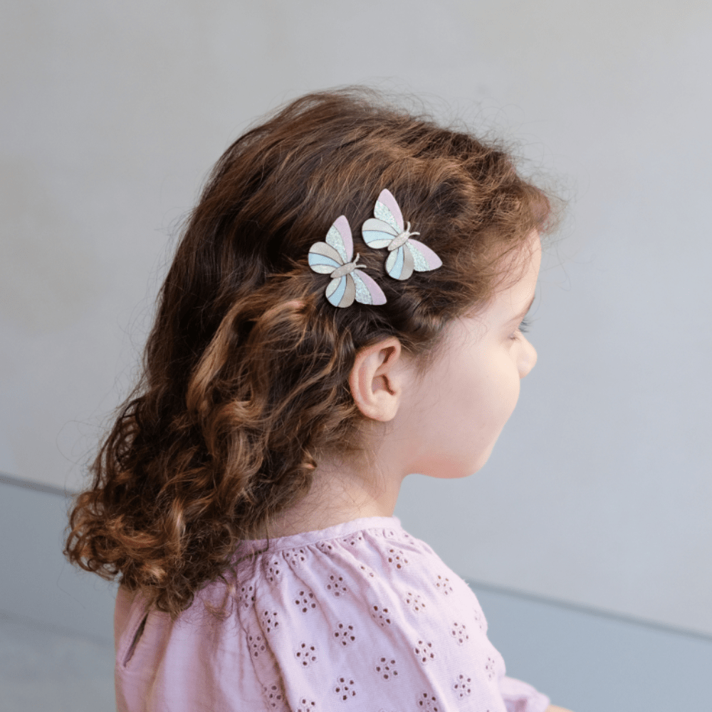 Striped Butterfly Hair Clip Set, Shop Sweet Lulu