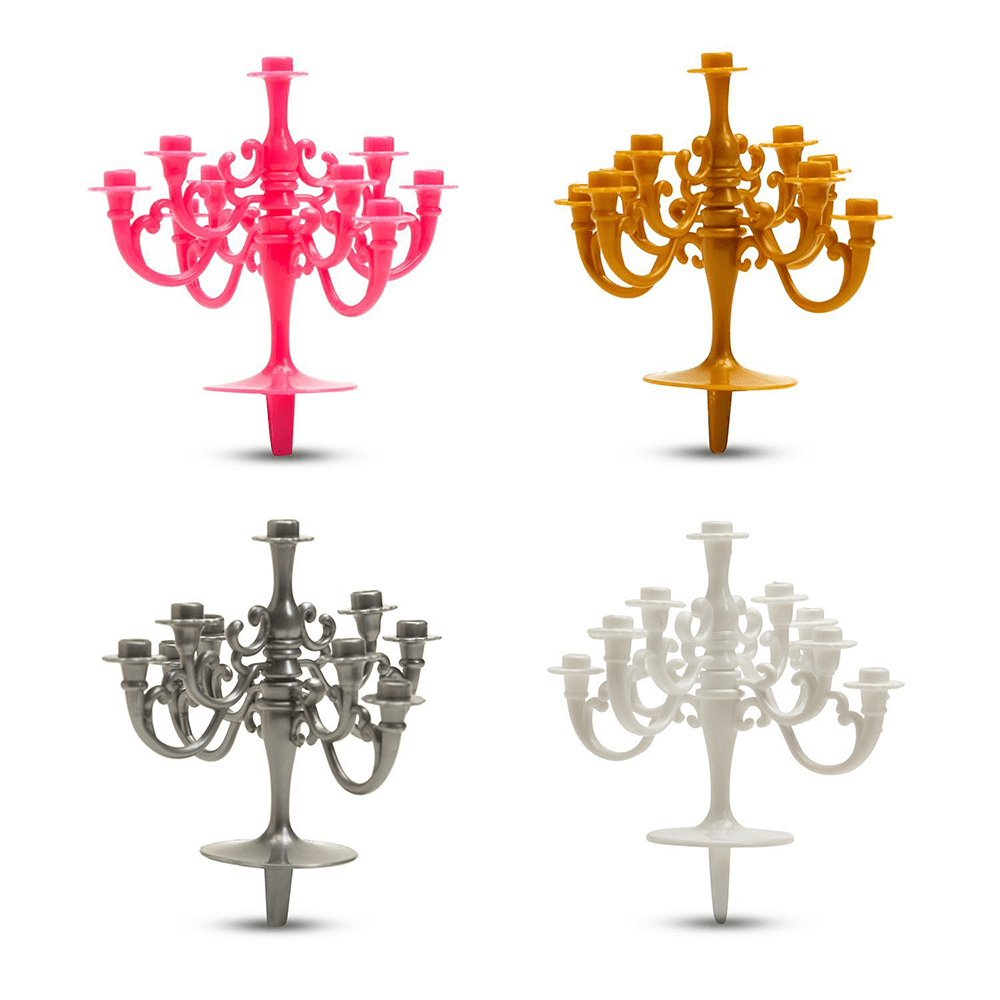 Candelabra Cake Topper & Candle Set - 4 Color Options, Shop Sweet Lulu