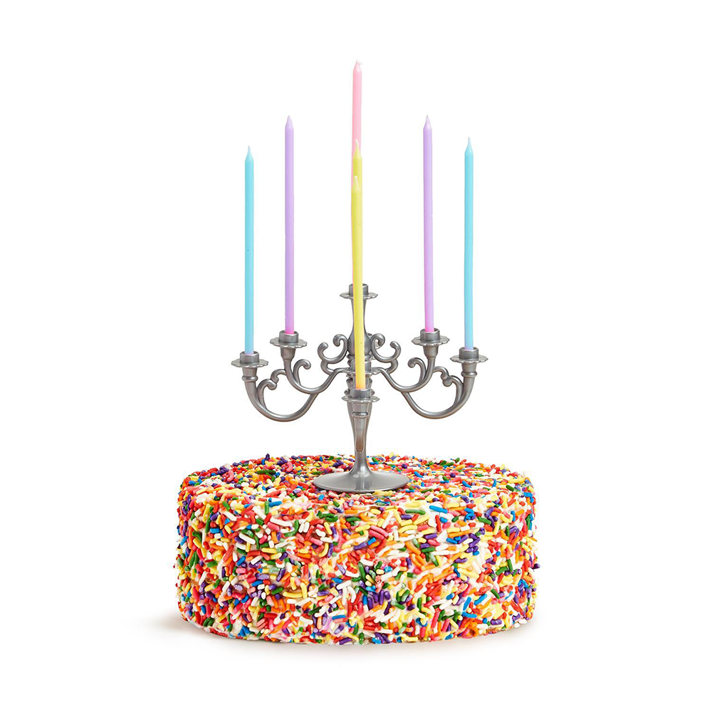 Candelabra Cake Topper & Candle Set - 4 Color Options, Shop Sweet Lulu