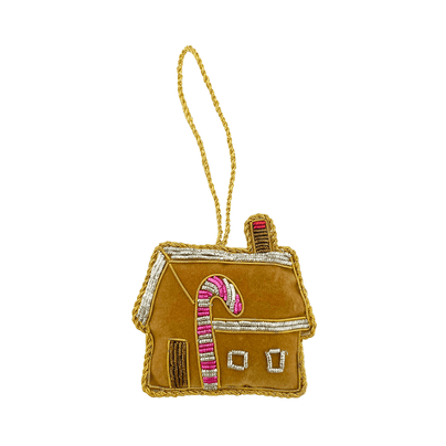 Candy Cane Gingerbread House Ornament, Shop Sweet Lulu