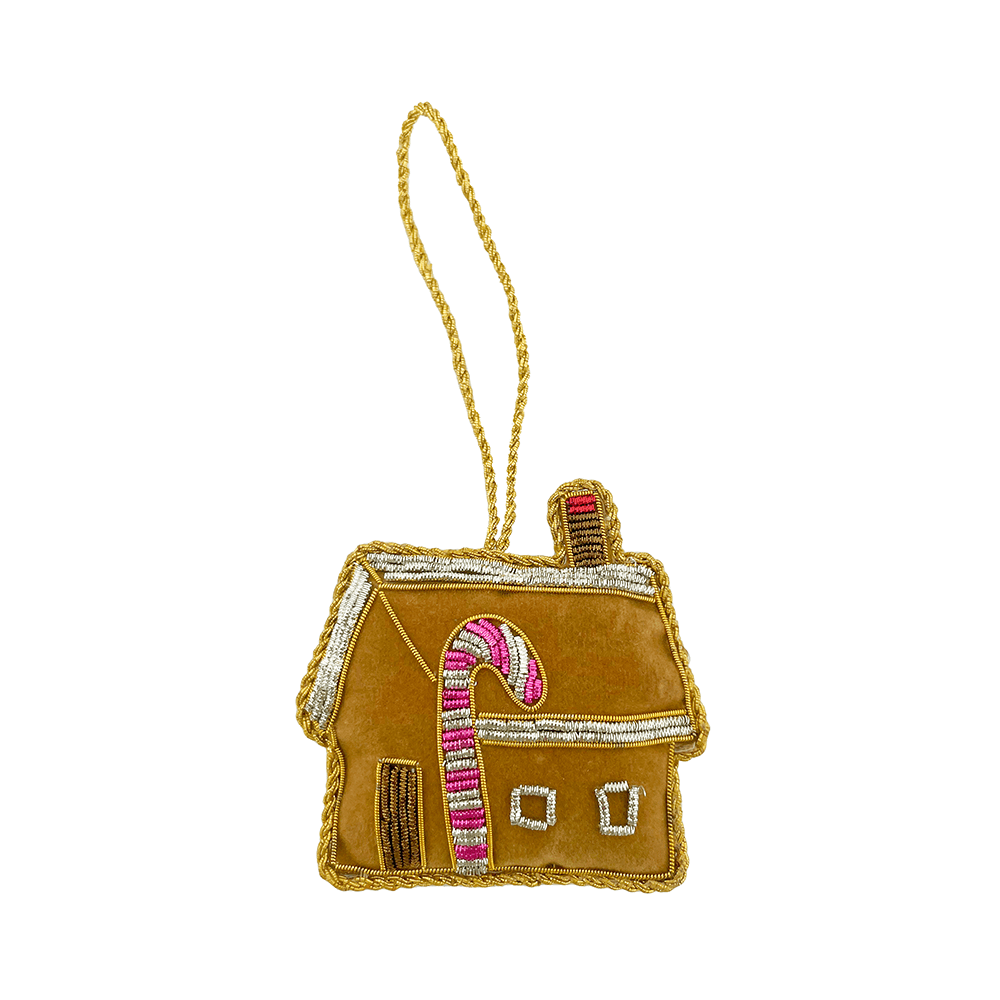Candy Cane Gingerbread House Ornament, Shop Sweet Lulu