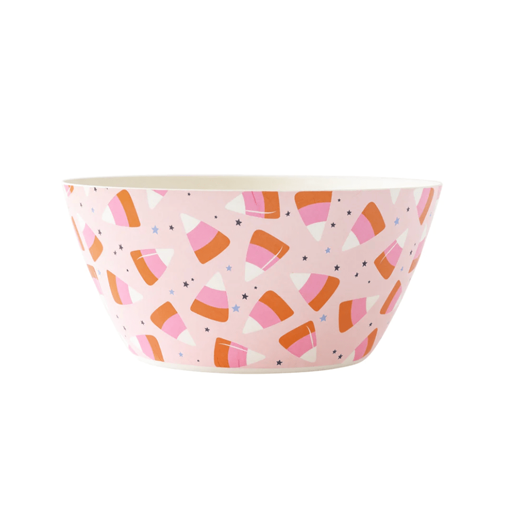 Candy Corn Pattern Reusable Bamboo Bowl, Shop Sweet Lulu