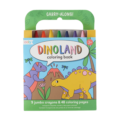 Carry Along Coloring Book Set - Dinoland, Shop Sweet Lulu
