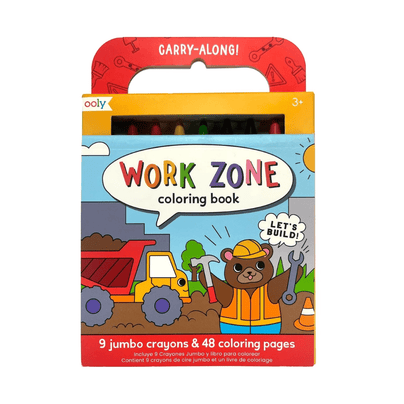 Carry Along Coloring Book Set - Work Zone, Shop Sweet Lulu