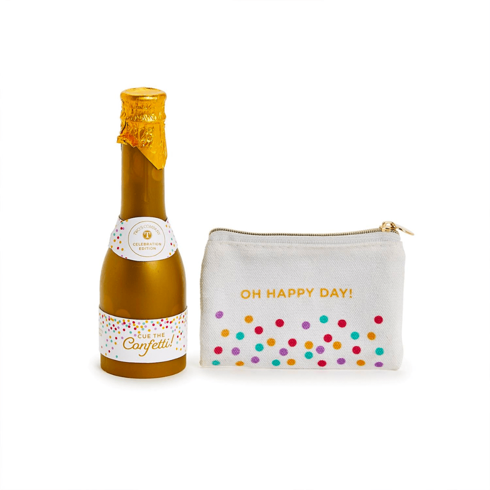 Celebration Champagne Confetti Popper & Gift Pouch Set, Shop Sweet Lulu