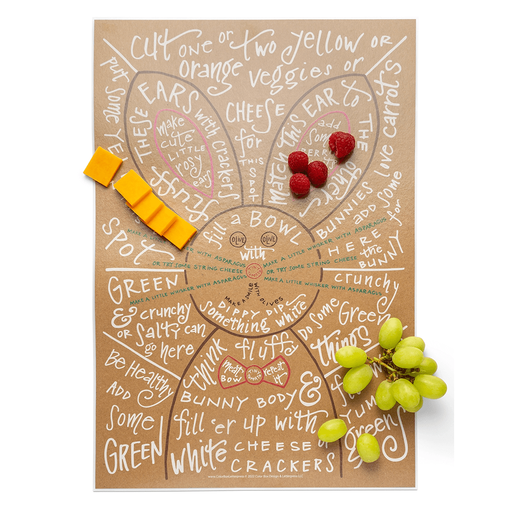 Charcuterie Cheat Sheet - Easter Bunny, Shop Sweet Lulu