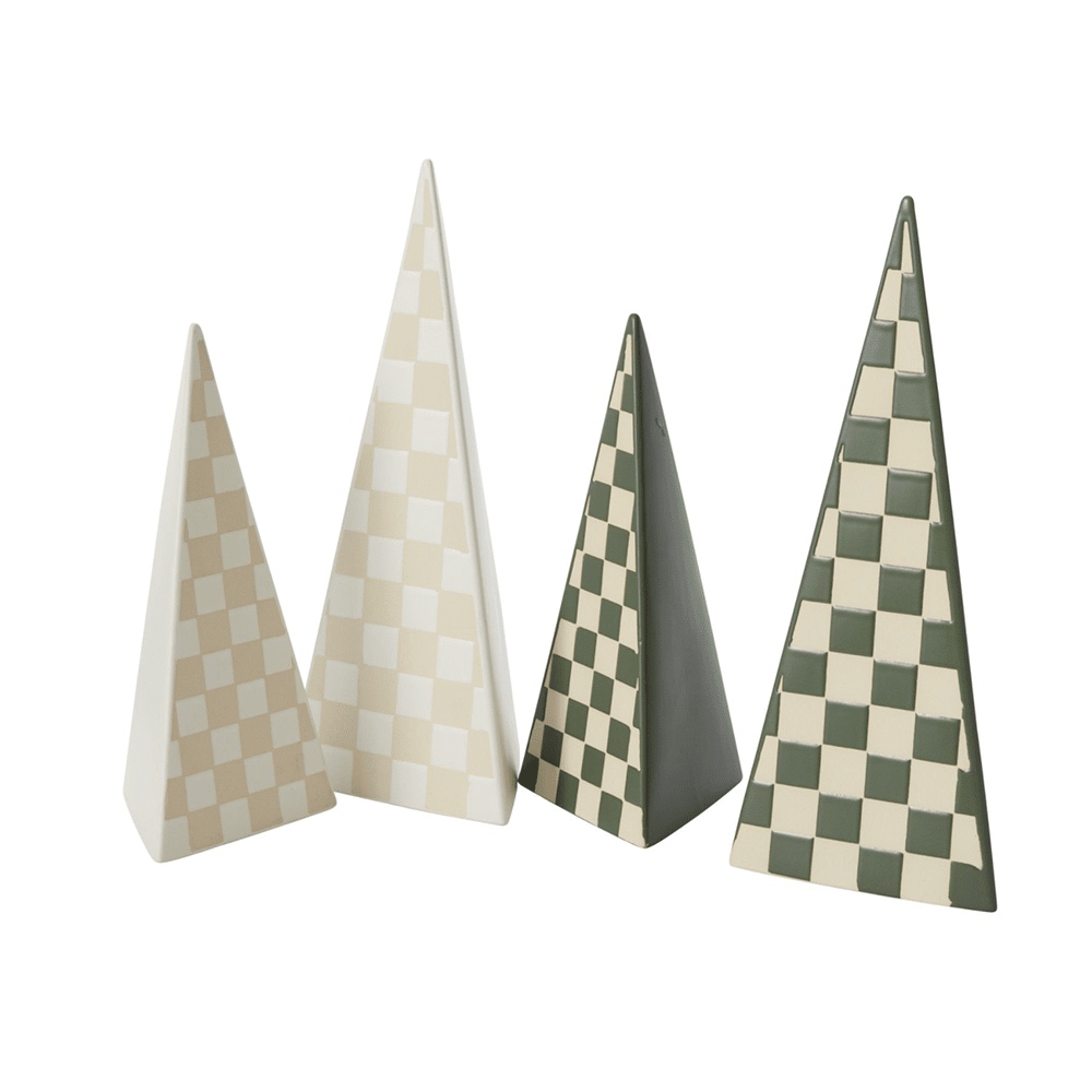 Checker Tree Figurine - 4 Style Options, Shop Sweet Lulu