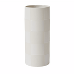 Checkerboard Vase, Off-White - Large, Shop Sweet Lulu