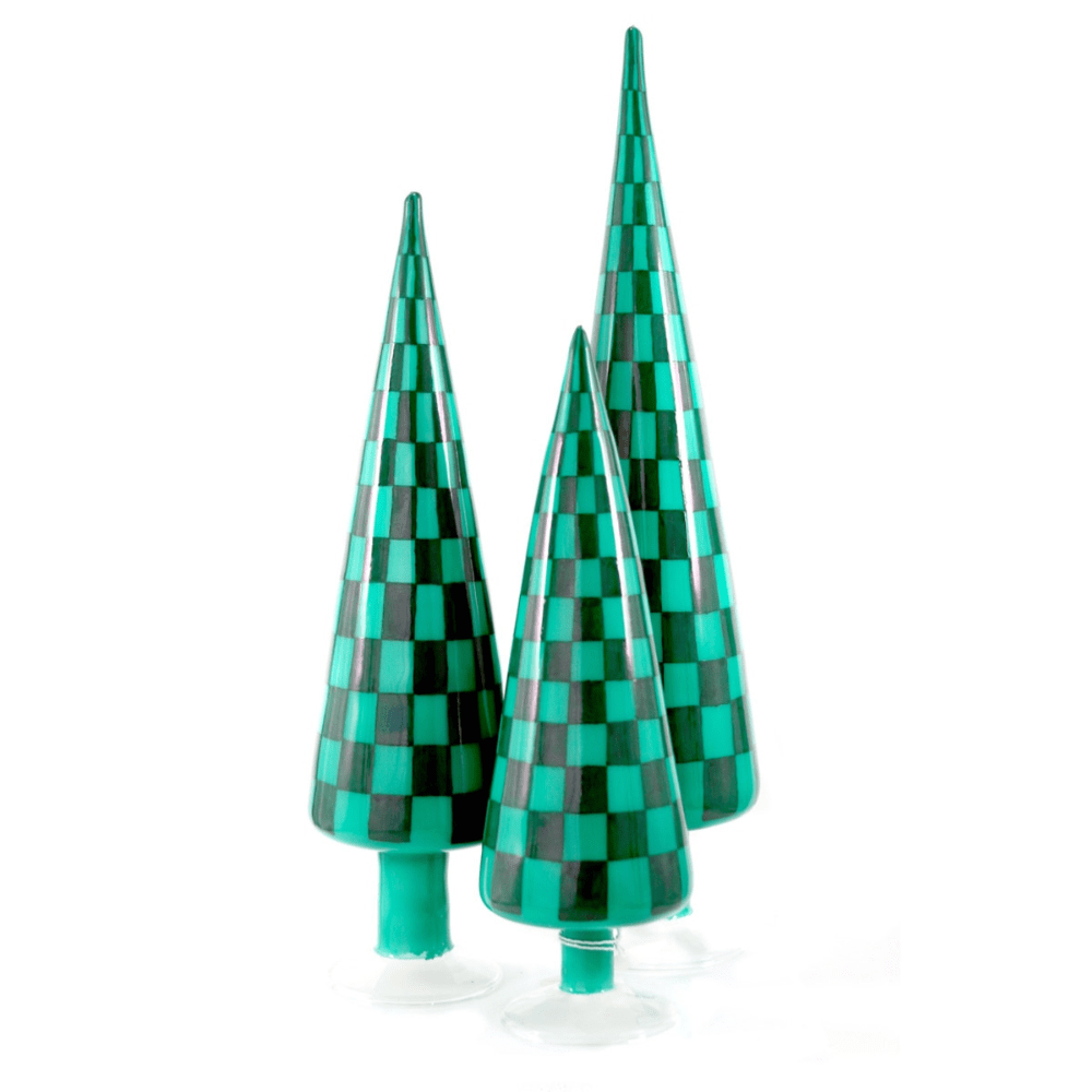 Glass Checker Tree Set - Green, Shop Sweet Lulu