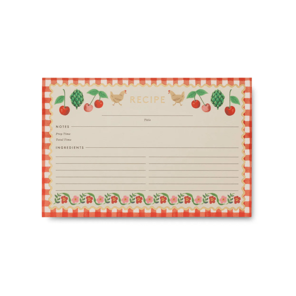 Cherry Farm Recipe Cards - 12pk., Shop Sweet Lulu