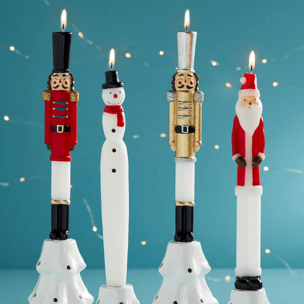 Christmas Figure Taper Candles - 4 Style Options, Shop Sweet Lulu