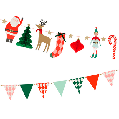 Meri Meri Christmas Characters Garland, Shop Sweet Lulu