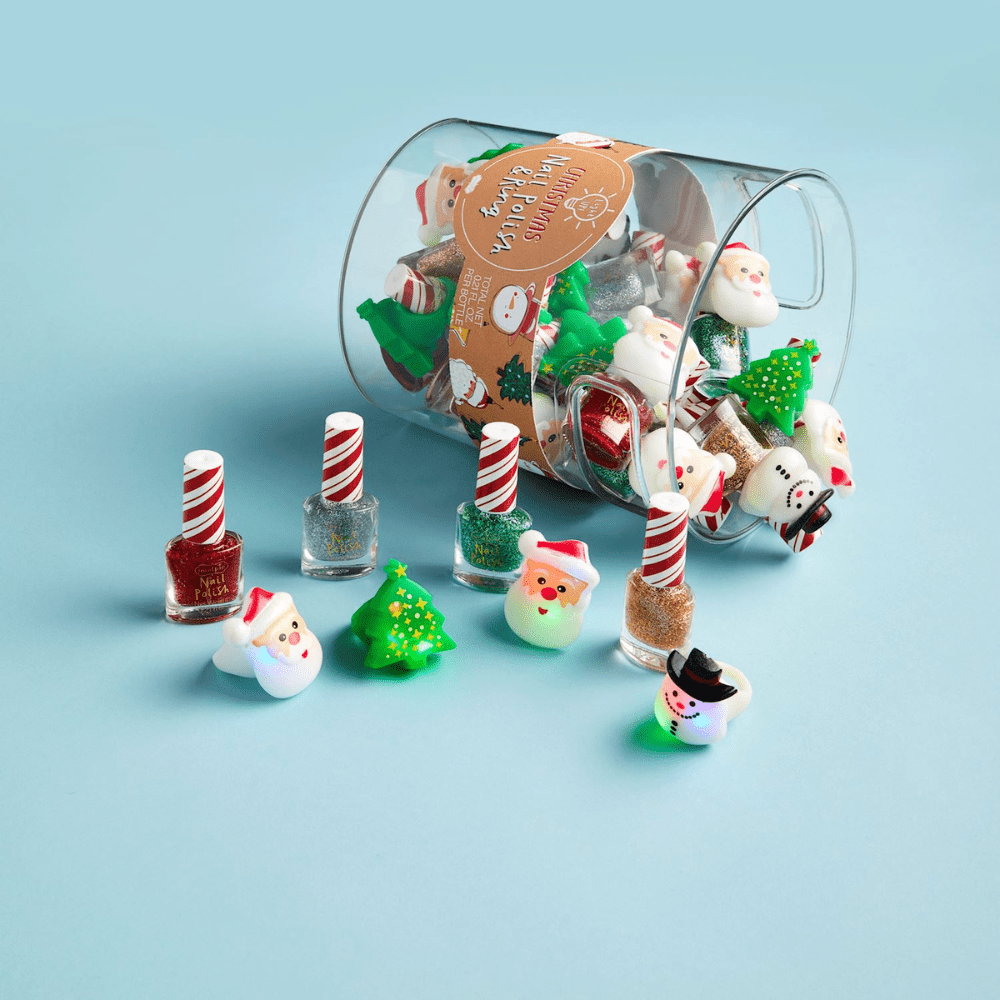 Christmas Nail Polish & Ring Sets - 4 Style Options, Shop Sweet Lulu