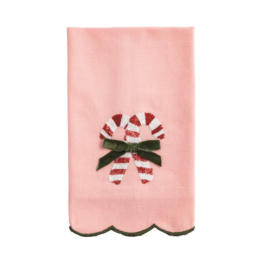 Christmas Sequin Towel - Candy Canes, Shop Sweet Lulu
