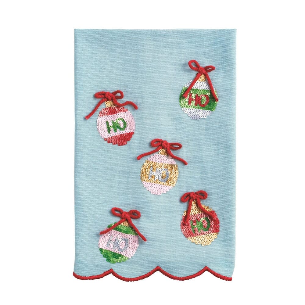Christmas Sequin Towel - Ornaments, Shop Sweet Lulu