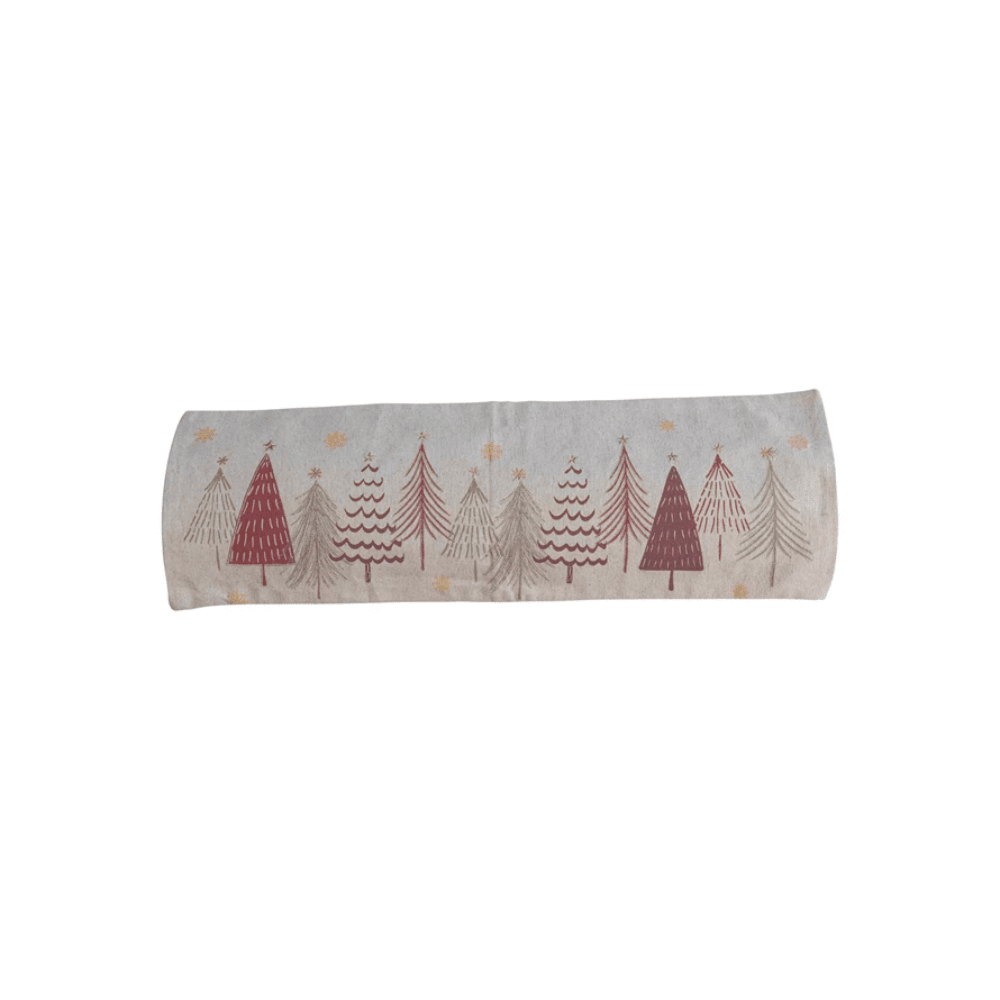 Christmas Trees Cotton Embroidered Pillow, Shop Sweet Lulu