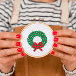 Christmas Wreath DIY Cross Stitch Kit, Shop Sweet Lulu