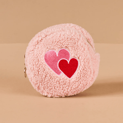Circle Teddy Pouch - Heart to Heart, Shop Sweet Lulu