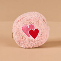 Circle Teddy Pouch - Heart to Heart, Shop Sweet Lulu