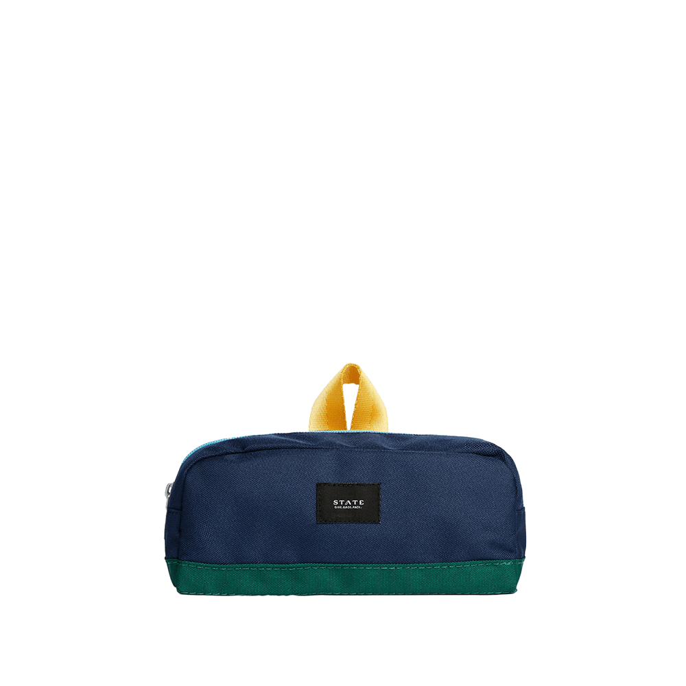 Clifton Pencil Case - Green/Navy, Shop Sweet Lulu