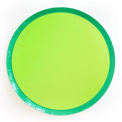 Color Block Plates - Green & Lime, Shop Sweet Lulu