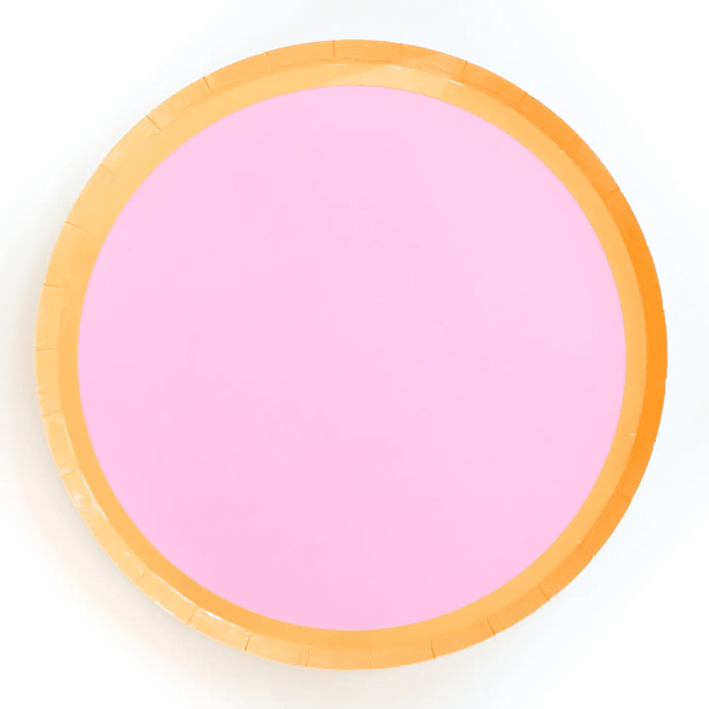Color Block Plates - Lavender & Peach, Shop Sweet Lulu