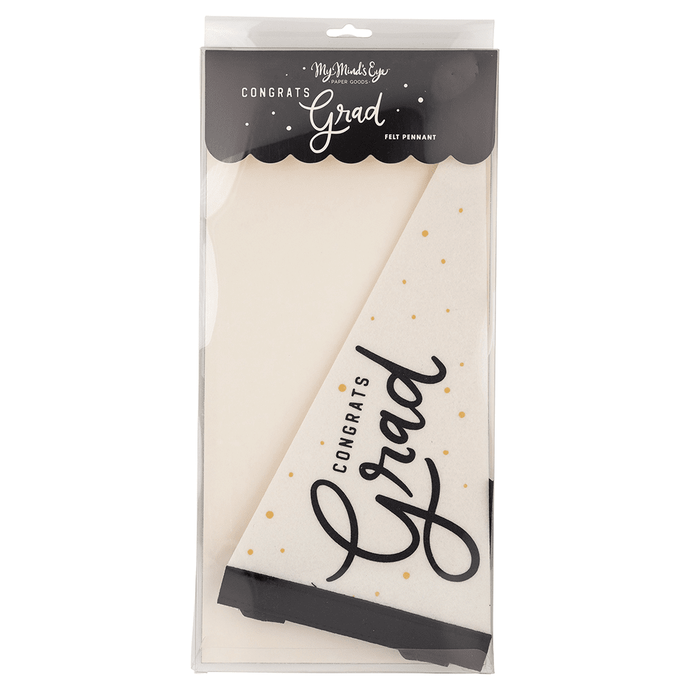 Congrats Grad Felt Pennant Banner, Shop Sweet Lulu