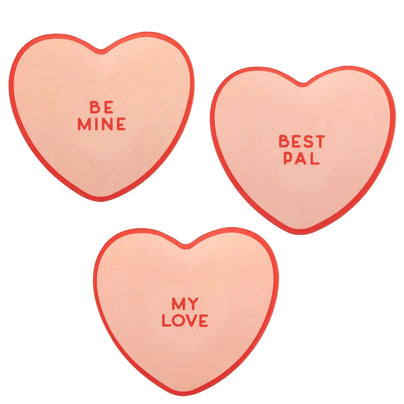 Conversation Heart Bamboo Plate Set, Shop Sweet Lulu