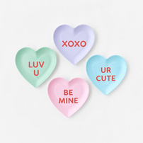 Conversation Heart Plate - 4 Style Options, Shop Sweet Lulu