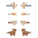 Cowboy Mini Clips - 8pk, Shop Sweet Lulu