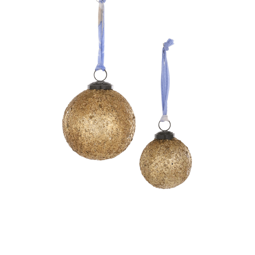 Crushed Glass Baubles Set, Shop Sweet Lulu