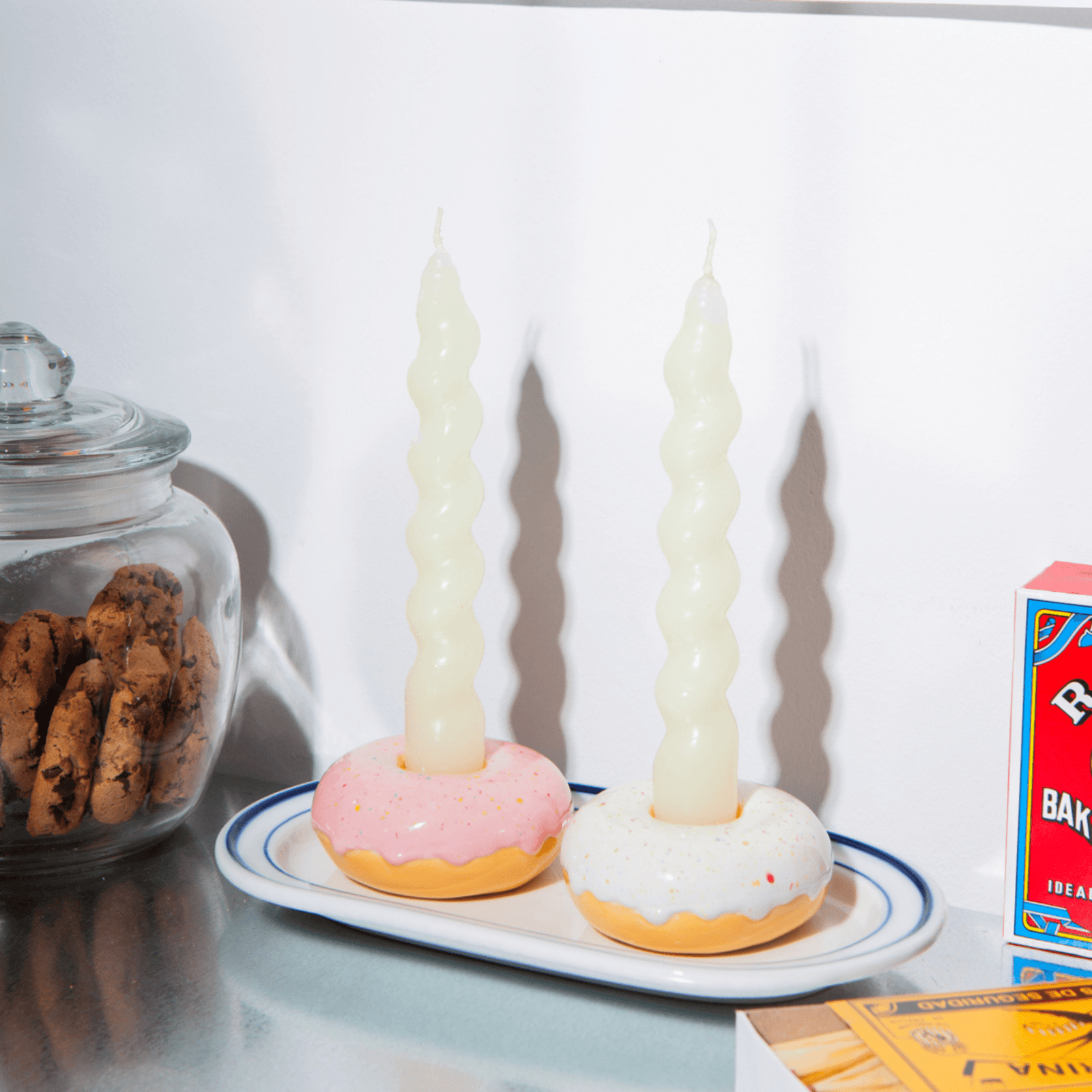 Donut Candle Holder - Pink, Shop Sweet Lulu