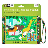 Double Sided On-The-Go Animal Menagerie Puzzle, Shop Sweet Lulu